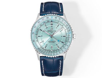 TW Factory Breitling Navitimer 41mm 2836 Movement Italian Cowhide Strap Light Blue Dial Men Watch